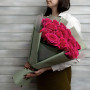 17 малиновых роз фото 2